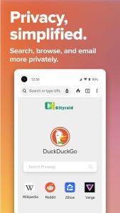 DuckDuckGo Privacy Browser مرورگر داک داک گو