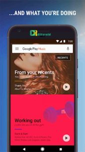 Google Play Music برنامه پلیر موسیقی گوگل