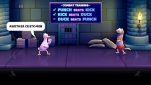 بازی اردک پانچ و لگد Punch Kick Duck